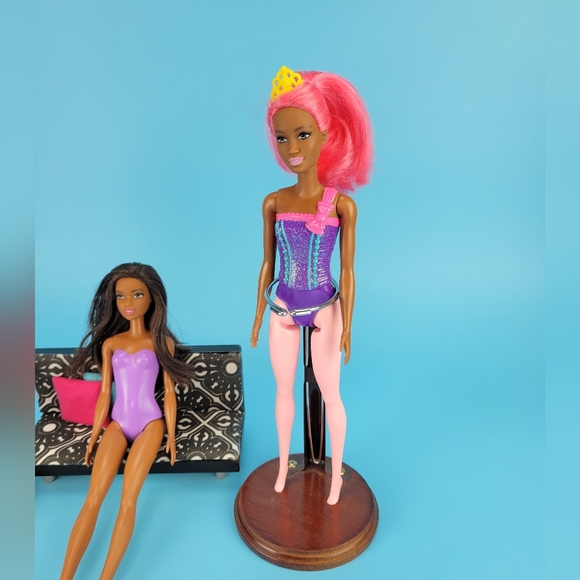 Mattel African American Barbie Doll Lot Of 3 Goddess Mold Christie Asha Princess - Picture 8 of 12